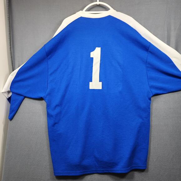 Whalers Teamwork Athletic Apparel Mens Hockey Jersey Blue Made in USA - Picture 2 of 12